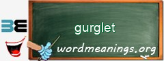 WordMeaning blackboard for gurglet